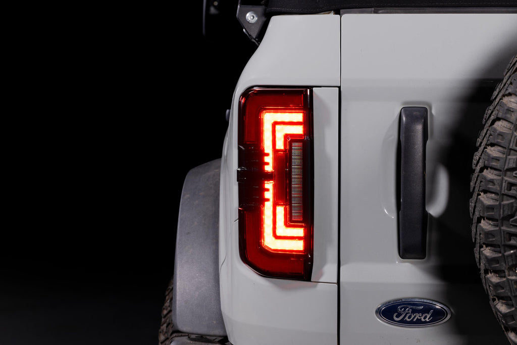 XB LED Tail Lights: Ford Bronco (21+ / Smoked Lens / Set)