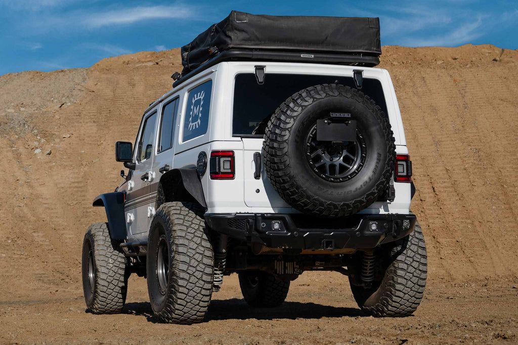 XB LED Tail Lights: Jeep Wrangler JL (18+ / Red Lens / Set)