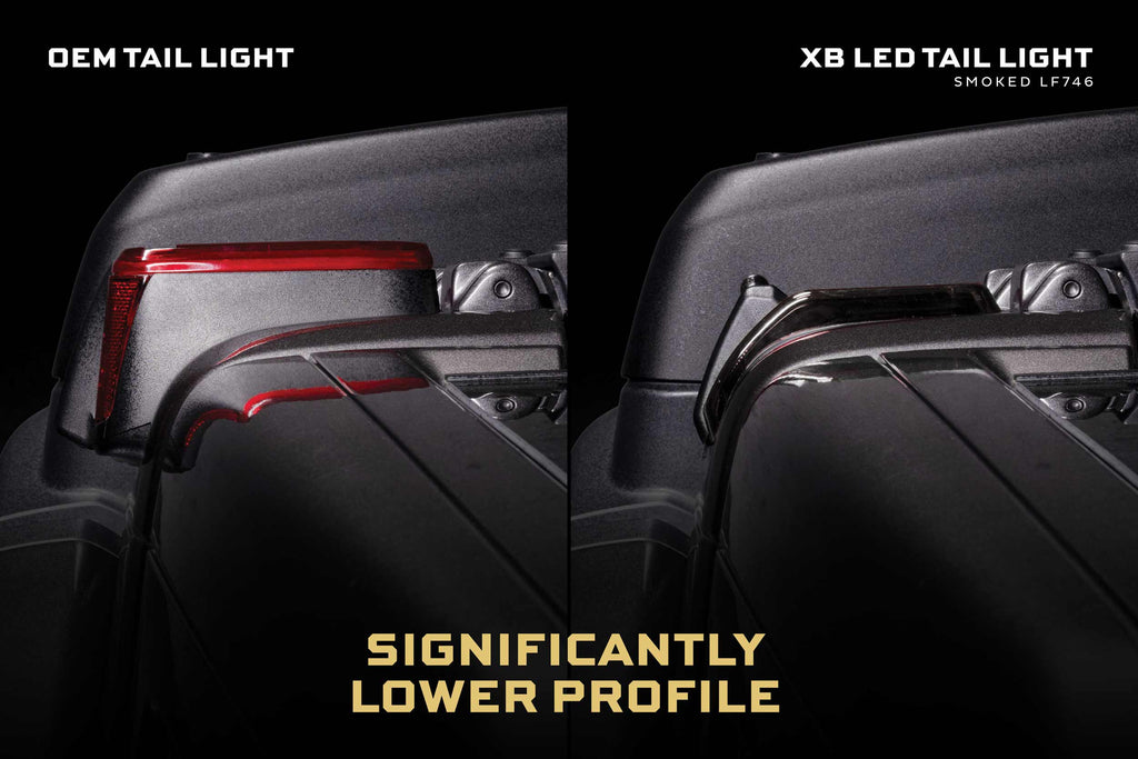 XB LED Tail Lights: Jeep Wrangler JL (18+ / Smoked Lens / Set)