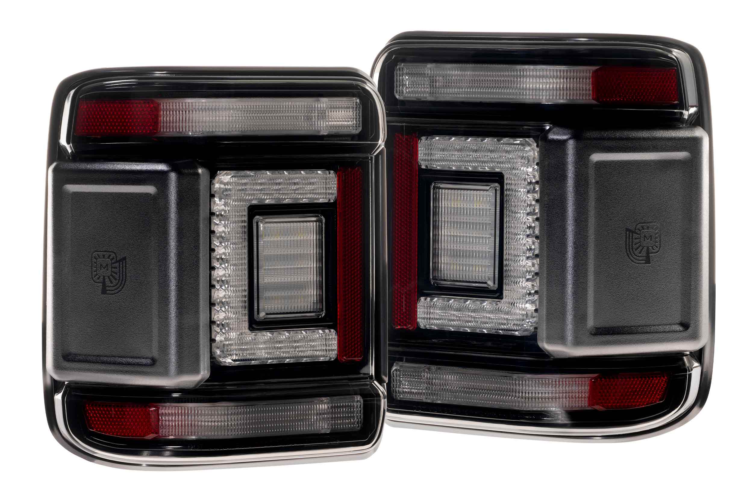 XB LED Tail Lights: Jeep Wrangler JL (18+ / Smoked Lens / Set)