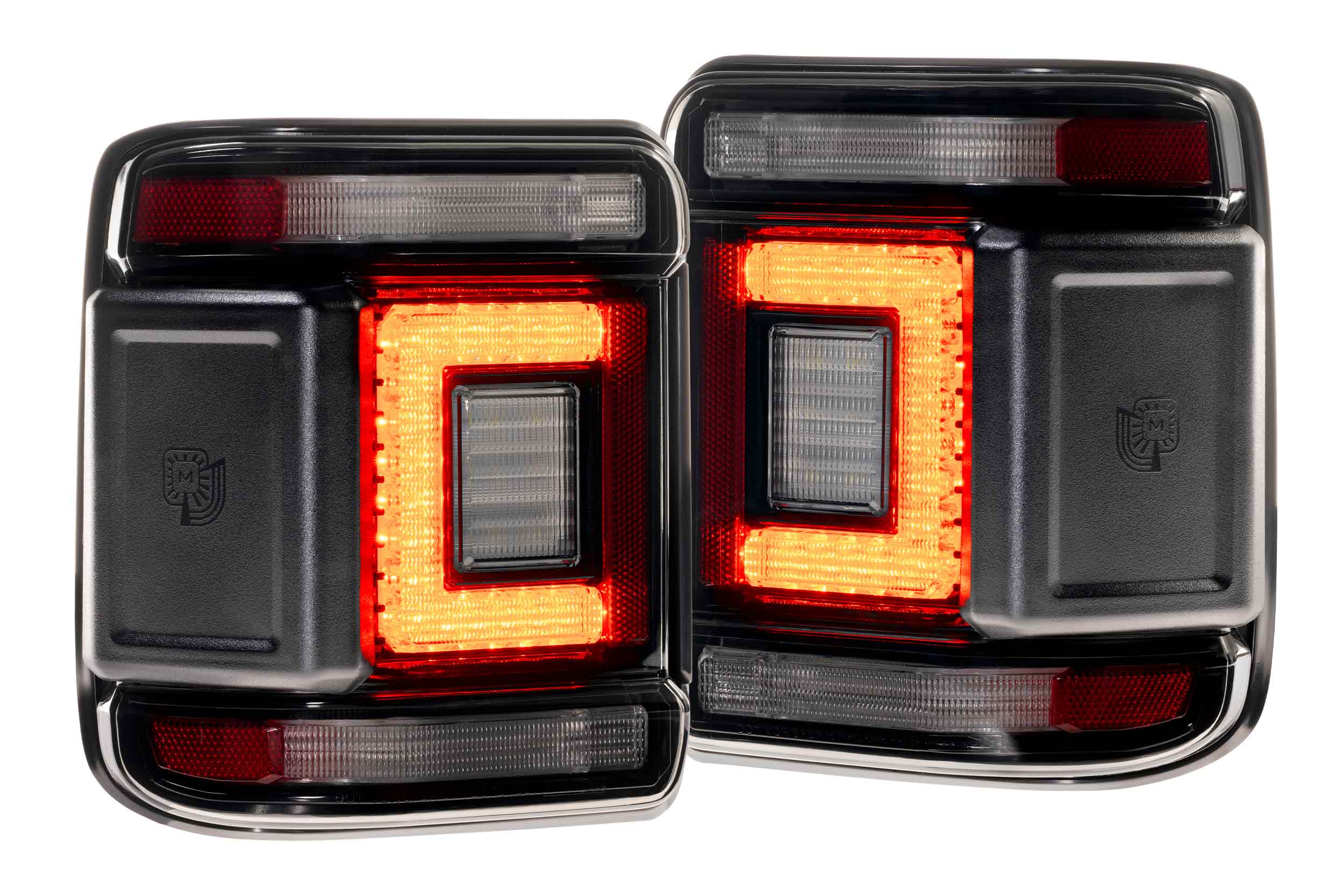 XB LED Tail Lights: Jeep Wrangler JL (18+ / Smoked Lens / Set)