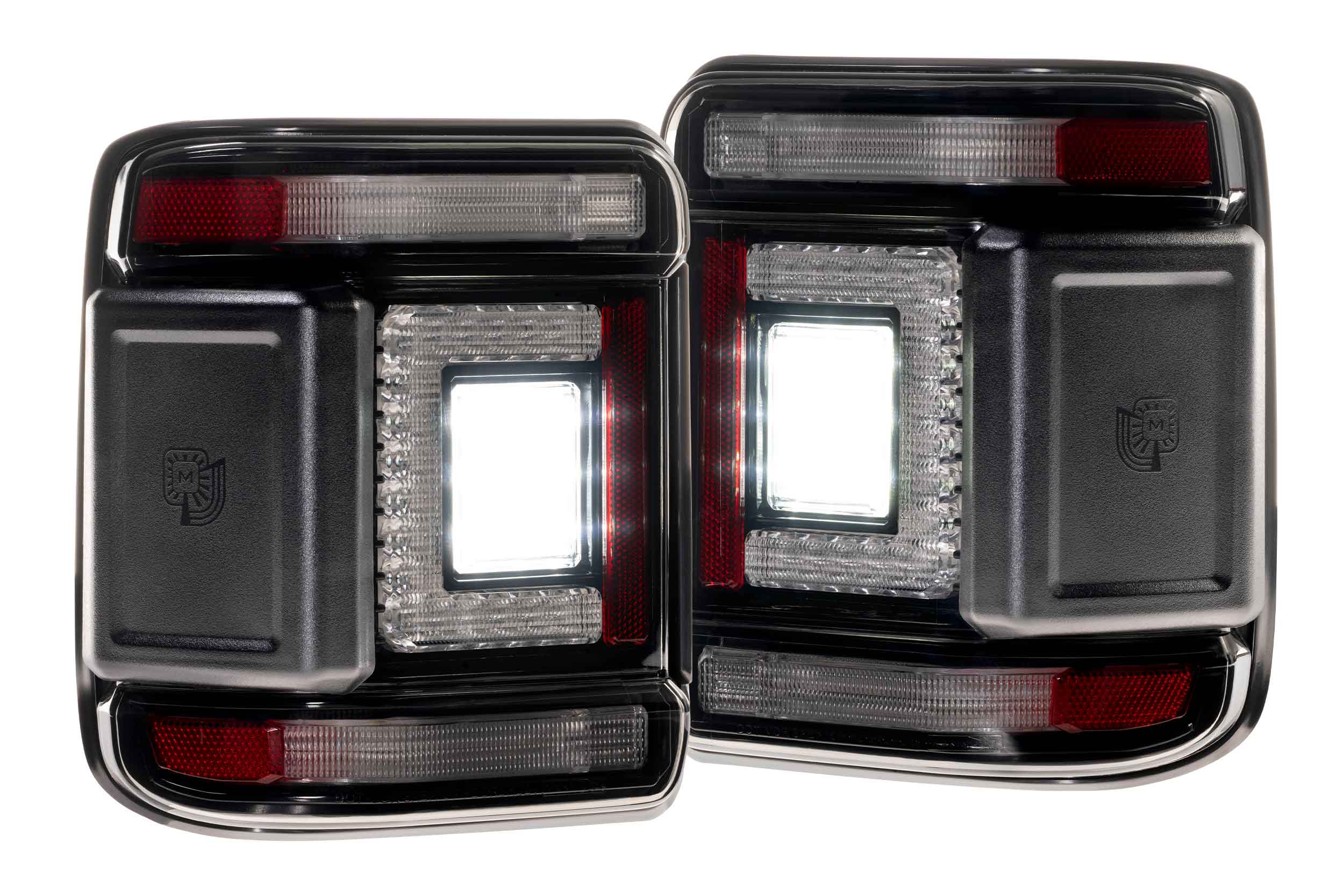 XB LED Tail Lights: Jeep Wrangler JL (18+ / Smoked Lens / Set)