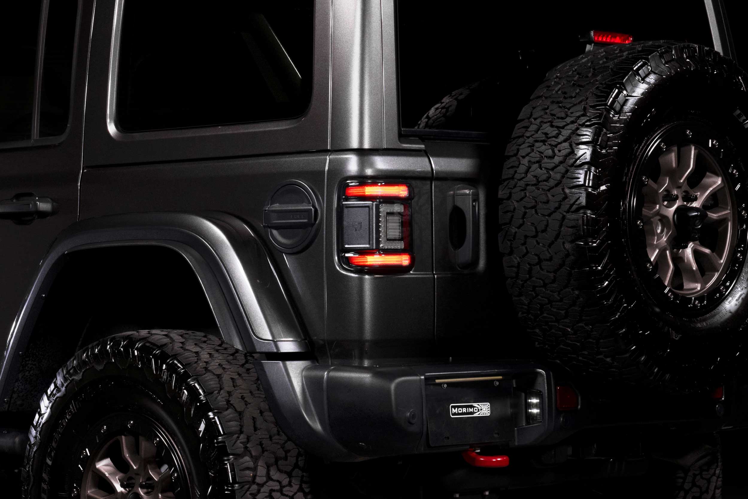XB LED Tail Lights: Jeep Wrangler JL (18+ / Smoked Lens / Set)