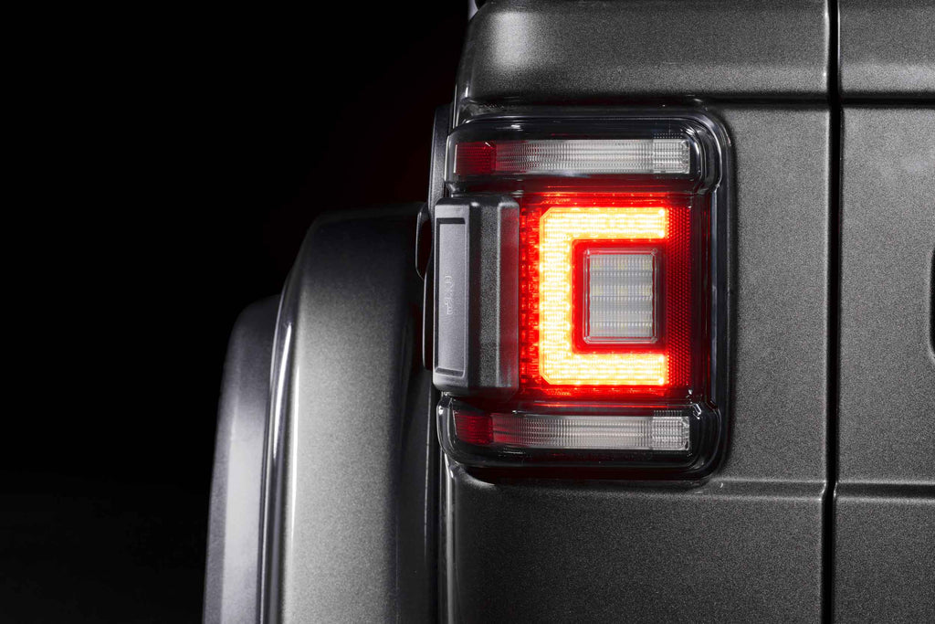 XB LED Tail Lights: Jeep Wrangler JL (18+ / Smoked Lens / Set)