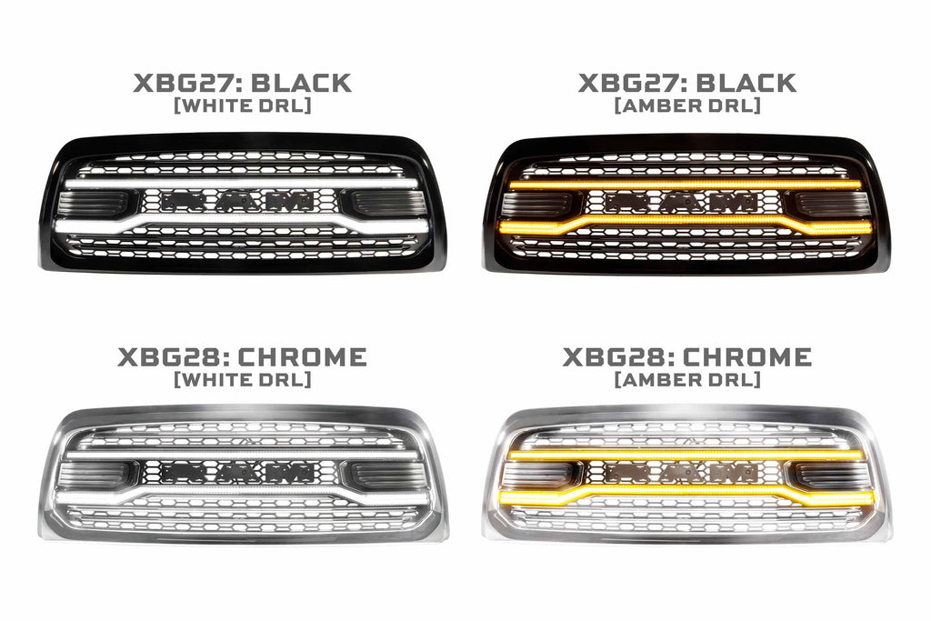 XBG LED Grille: Dodge Ram HD (13-18 / Chrome)