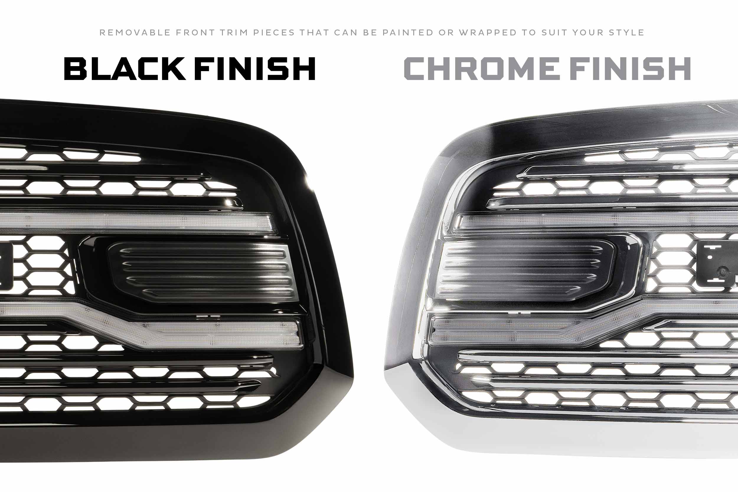 XBG LED Grille: Dodge Ram HD (13-18 / Black)