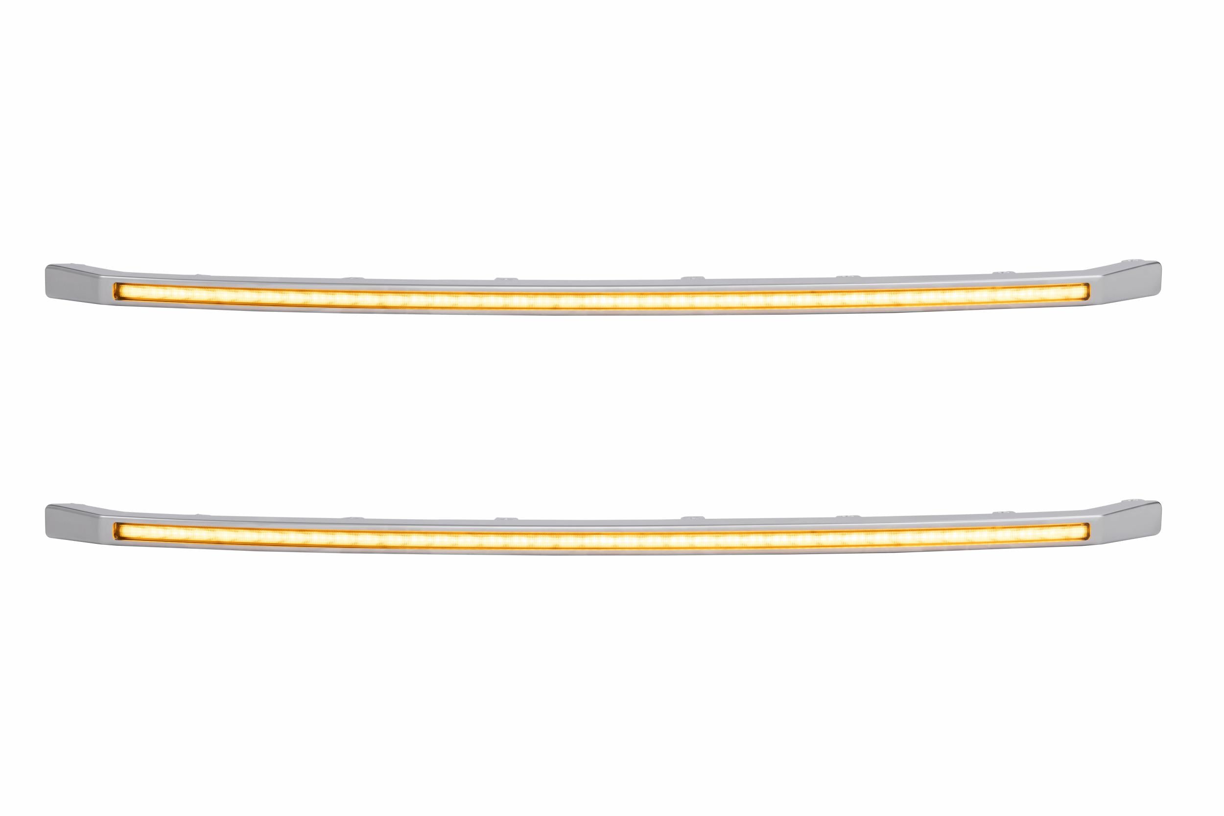 XBG LED DRL Grille Inserts: Ford Super Duty Platinum (20-22 / Amber DRL / Set)
