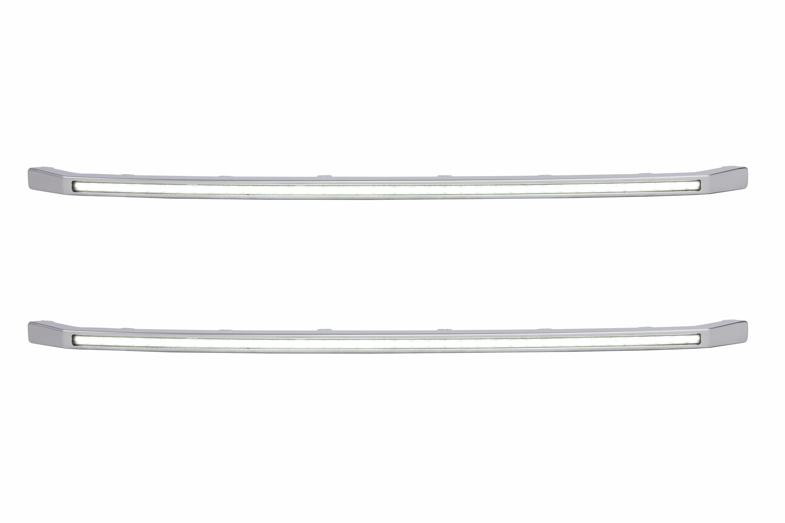 XBG LED DRL Grille Inserts: Ford Super Duty Platinum (20-22 / White DRL / Set)