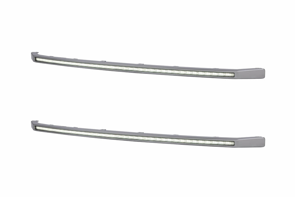 XBG LED DRL Grille Inserts: Ford Super Duty Platinum (20-22 / White DRL / Set)