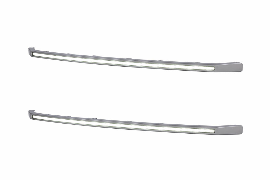XBG LED DRL Grille Inserts: Ford Super Duty Platinum (20-22 / White DRL / Set)