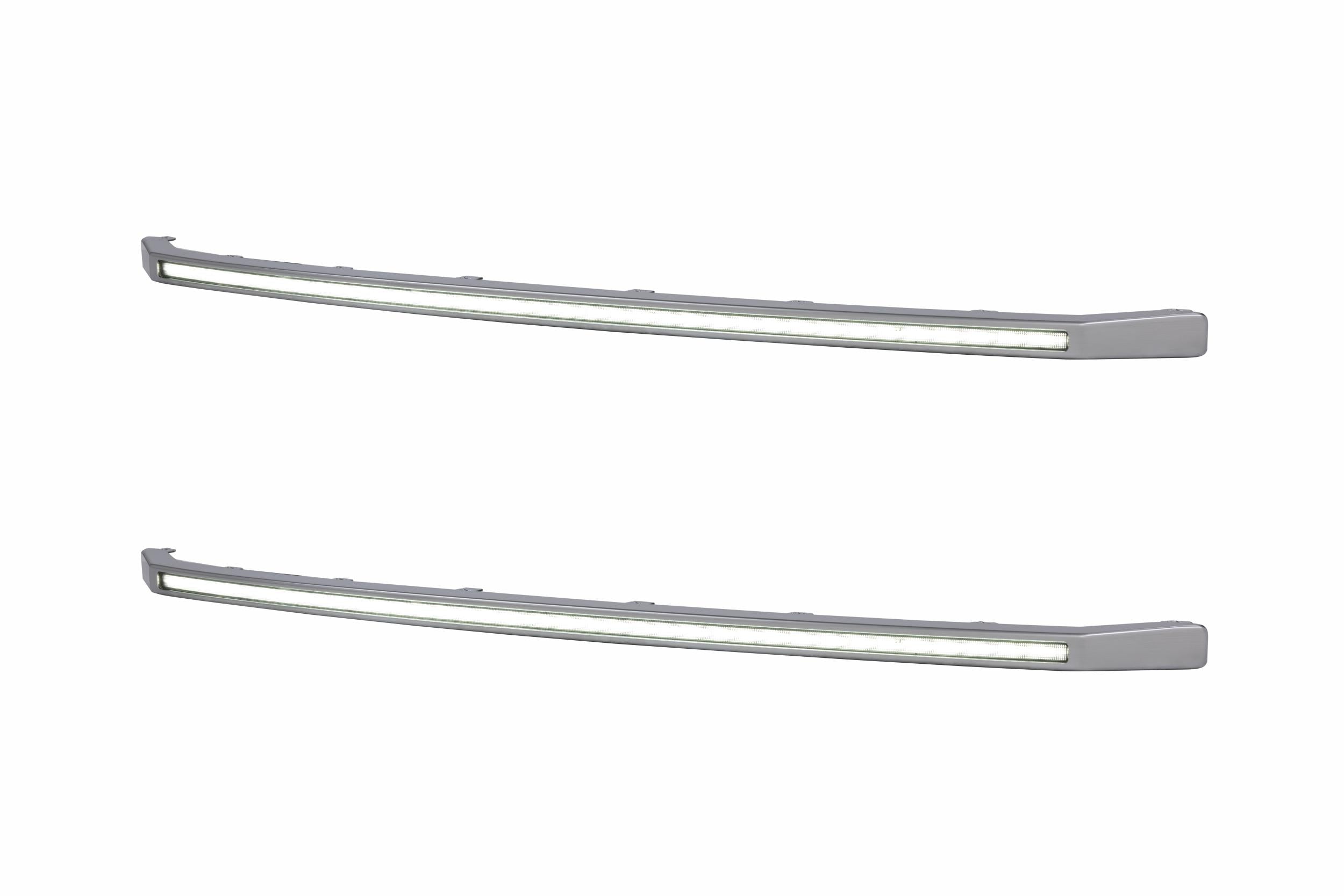 XBG LED DRL Grille Inserts: Ford Super Duty Platinum (20-22 / White DRL / Set)