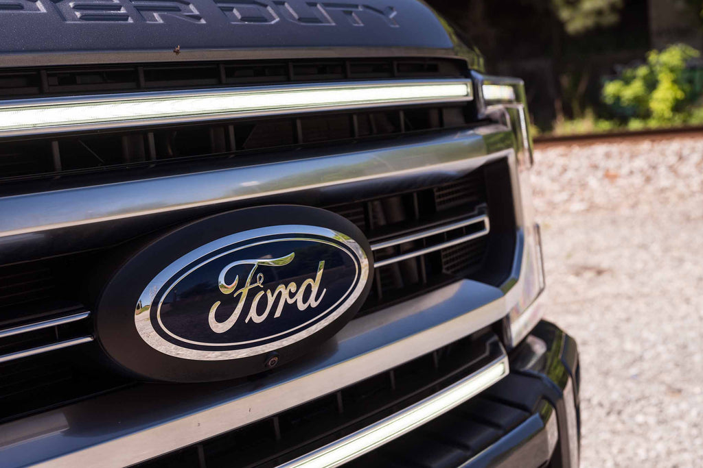 XBG LED DRL Grille Inserts: Ford Super Duty Platinum (20-22 / Set)