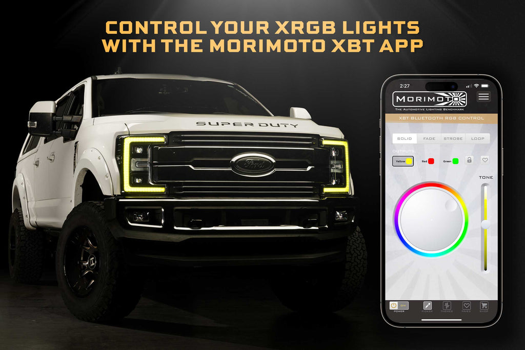 XRGB LED Headlights: 17-19 Ford Super Duty (Set)