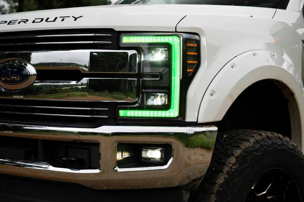 XRGB LED Headlights: 17-19 Ford Super Duty (Set)