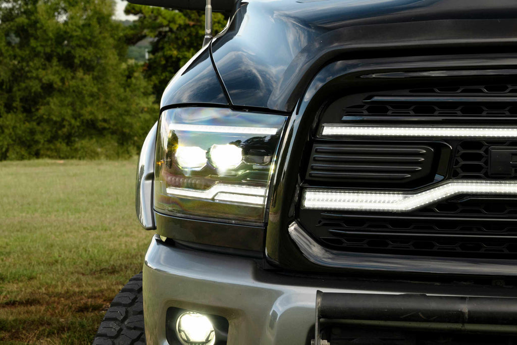 XB Evo Hybrid Headlights: 09-18 Dodge Ram (Set)