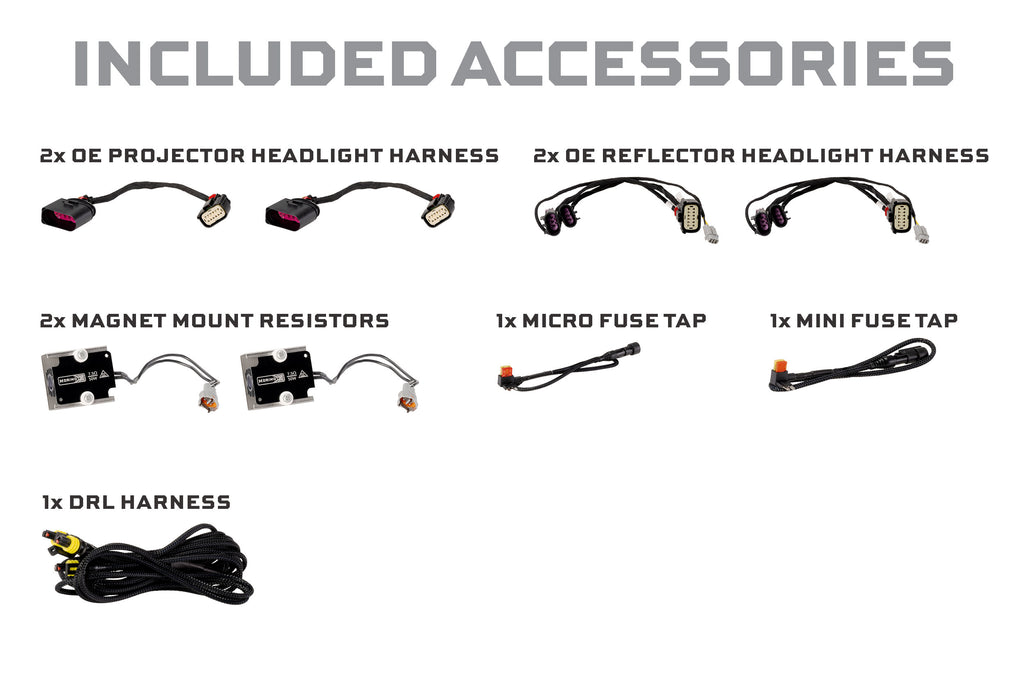 XB Evo Hybrid Headlights: 09-18 Dodge Ram (Set)