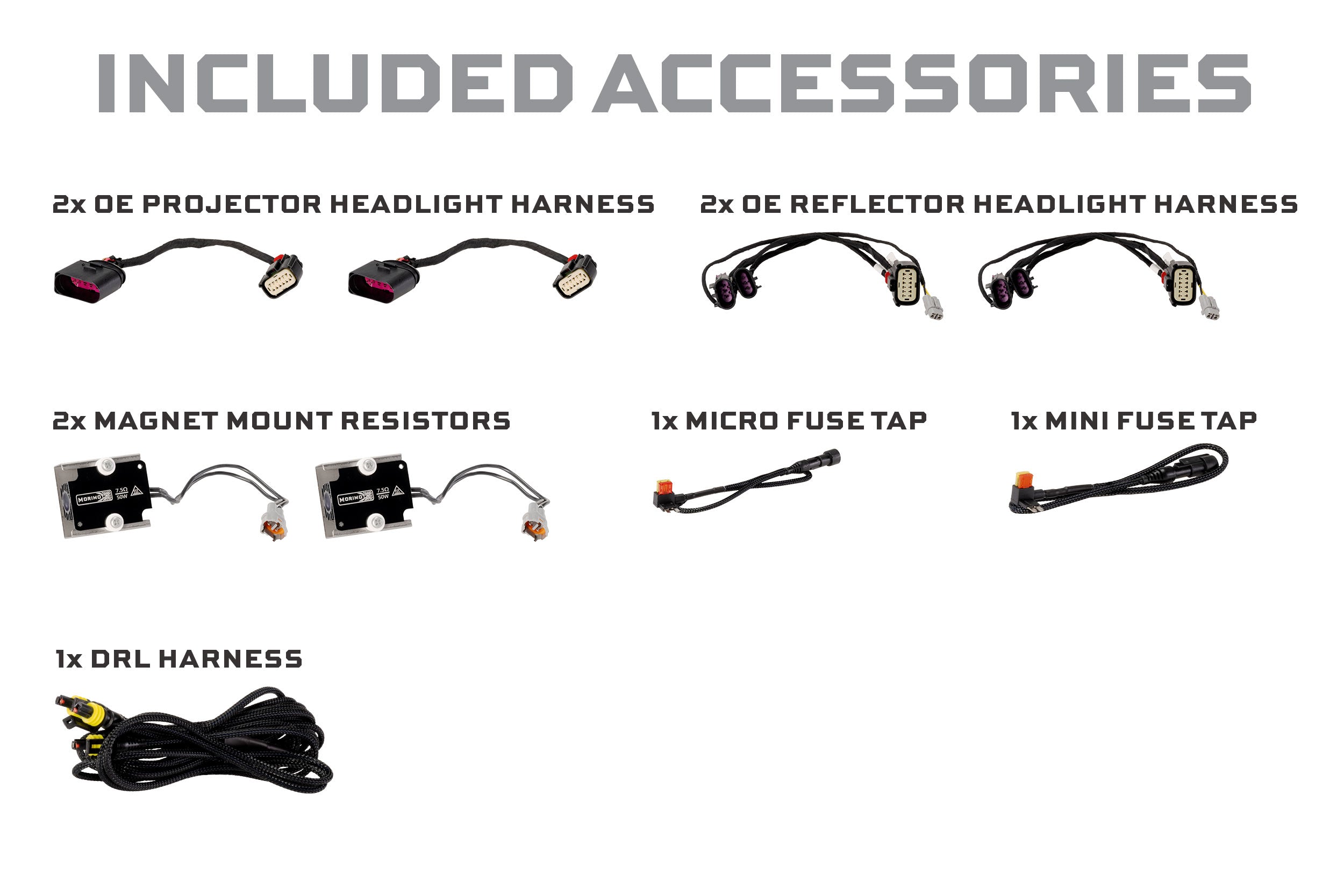 XB Evo Hybrid Headlights: 09-18 Dodge Ram (Set)