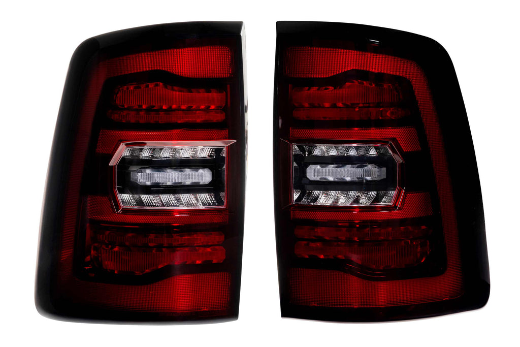XB LED Tail Lights: Ram HD (19-24 / Red Lens / Set)