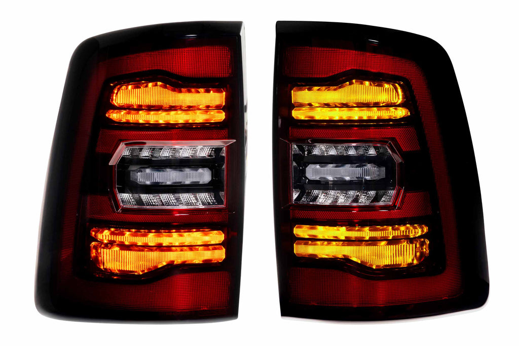 XB LED Tail Lights: Ram HD (19-24 / Red Lens / Set)