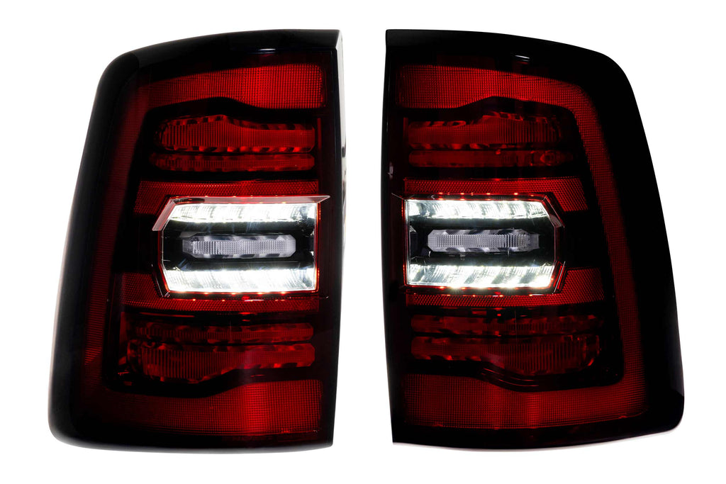 XB LED Tail Lights: Ram HD (19-24 / Red Lens / Set)