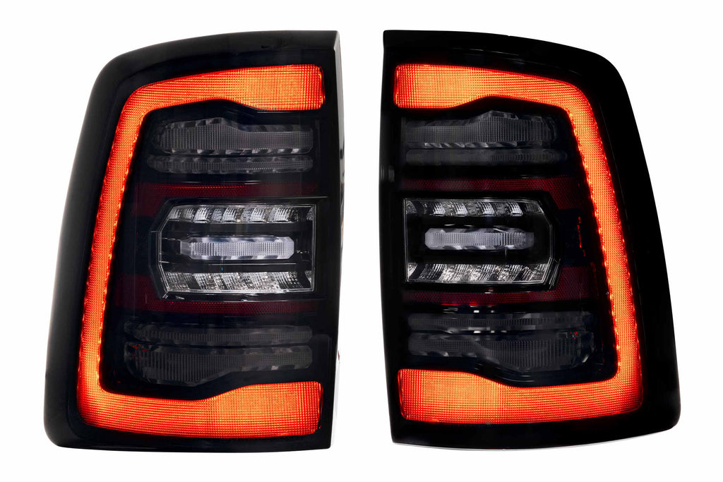 XB LED Tail Lights: Ram HD (19-24 / Smoked Lens / Set)