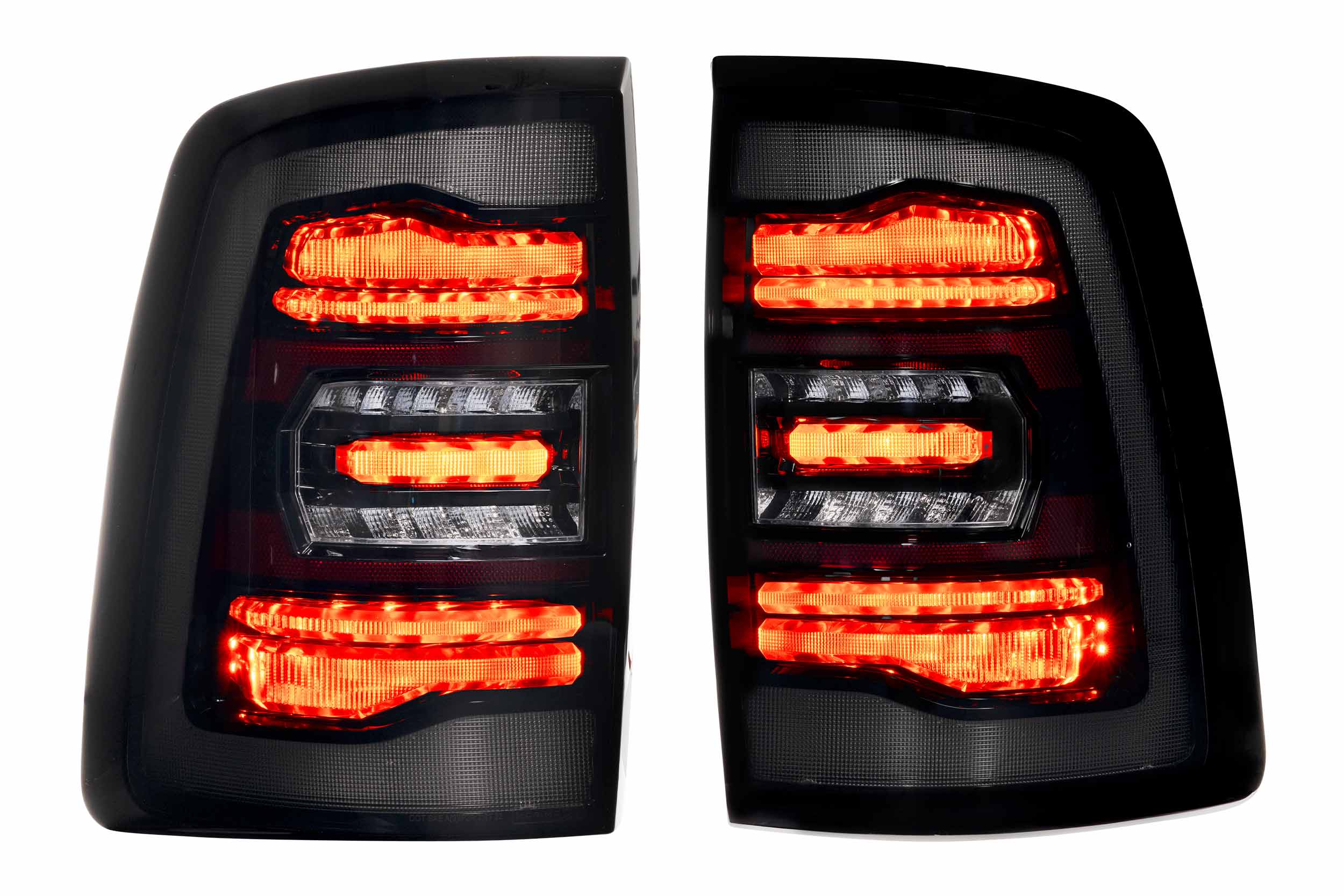 XB LED Tail Lights: Ram HD (19-24 / Smoked Lens / Set)