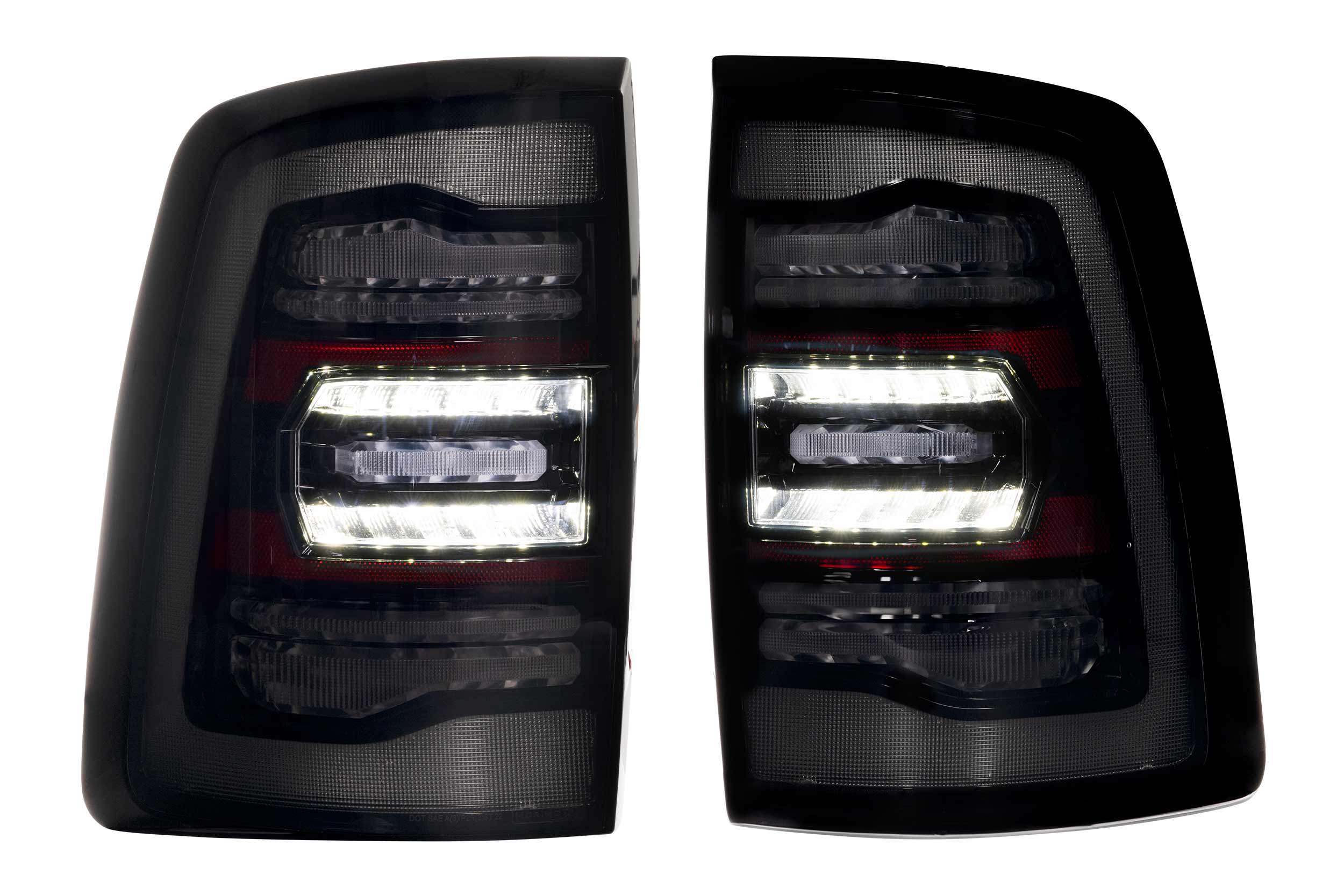 XB LED Tail Lights: Ram HD (19-24 / Smoked Lens / Set)