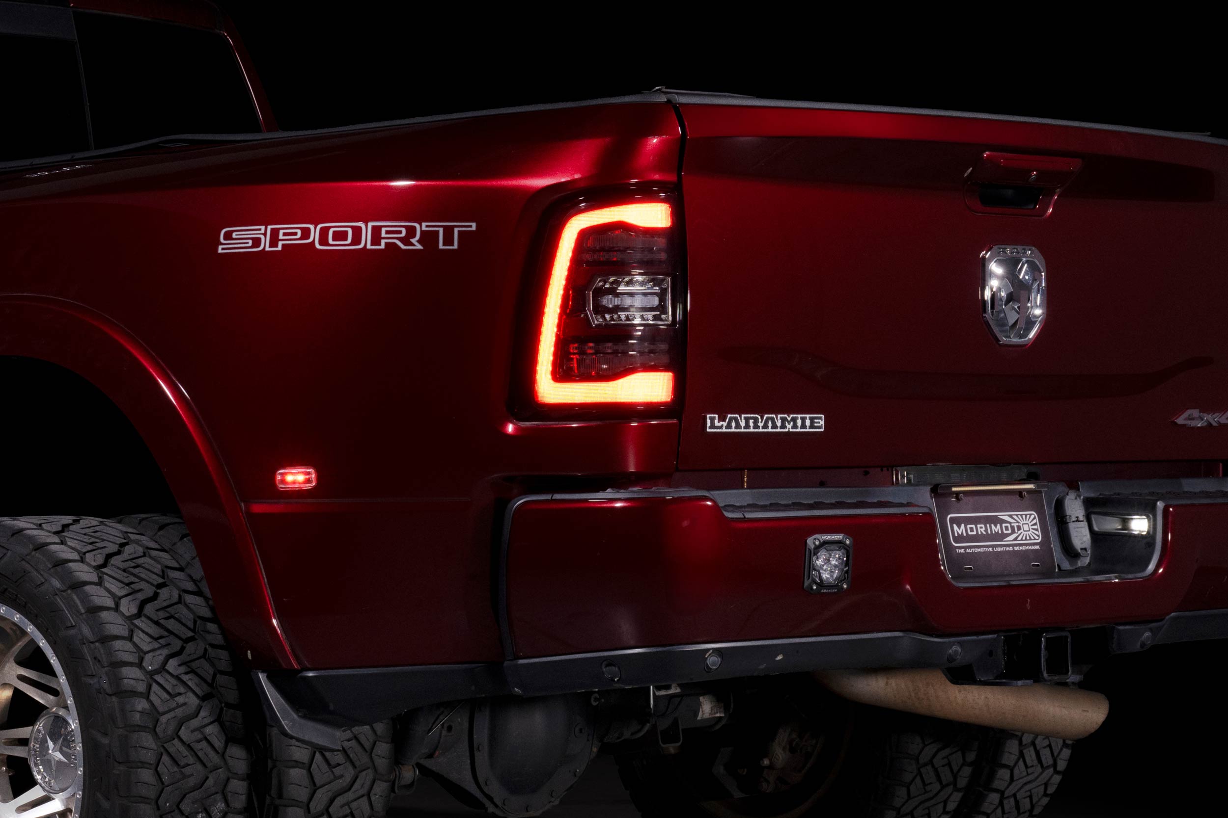 XB LED Tail Lights: Ram HD (19-24 / Smoked Lens / Set)