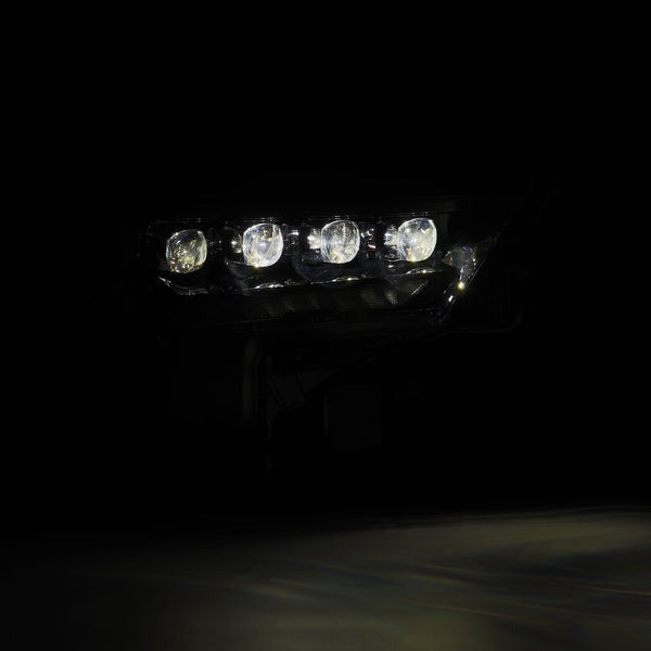 AlphaRex (NOVA-Series) (22+) Toyota Tundra Projector Headlights - Alpha-Black w/ Amber DRL