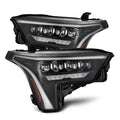 AlphaRex (NOVA-Series) (22+) Toyota Tundra Projector Headlights - Black w/ Amber DRL
