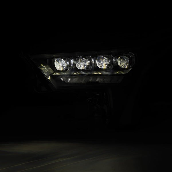 AlphaRex (NOVA-Series) (22+) Toyota Tundra Projector Headlights - Black w/ Amber DRL