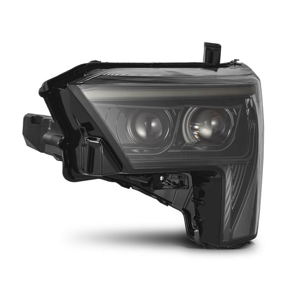 AlphaRex (LUXX-Series) (22+) Toyota Tundra Projector Headlights - Alpha-Black w/ Amber DRL