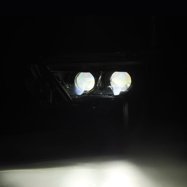 AlphaRex (LUXX-Series) (22+) Toyota Tundra Projector Headlights - Black w/ Amber DRL