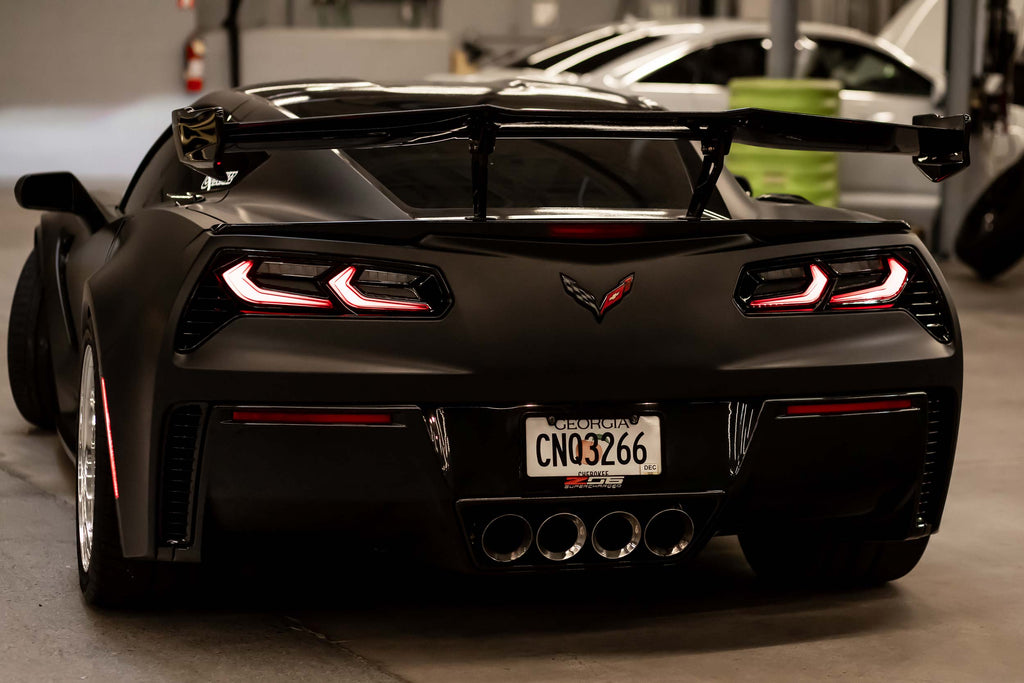 XB LED Tail Lights: Corvette C7 (14-19 / Smoked Lens Facelift / Set)