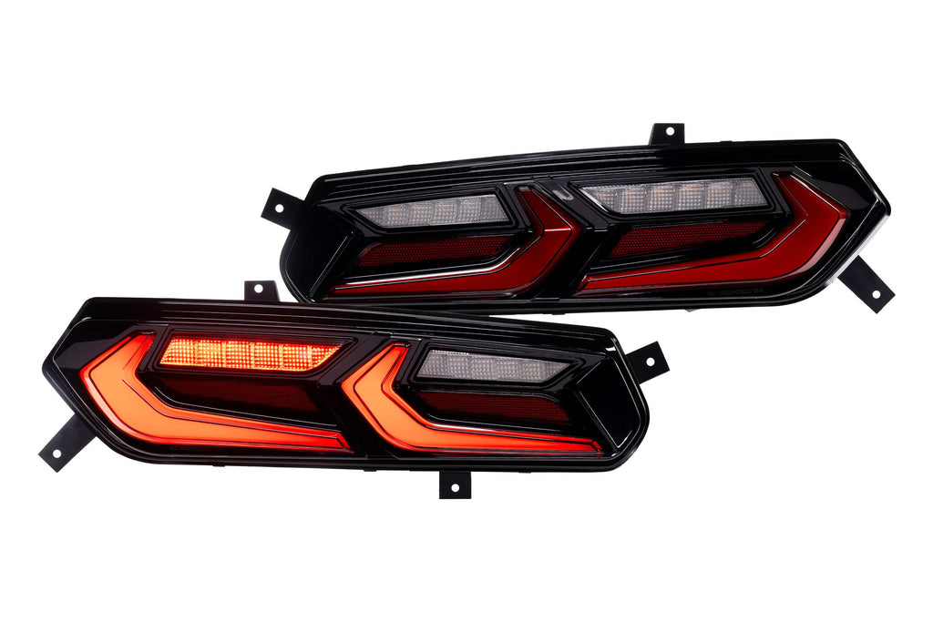 XB LED Tail Lights: Corvette C7 (14-19 / Red Lens Facelift / Set)