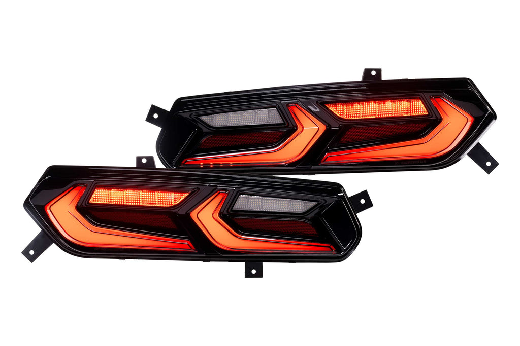XB LED Tail Lights: Corvette C7 (14-19 / Red Lens Facelift / Set)