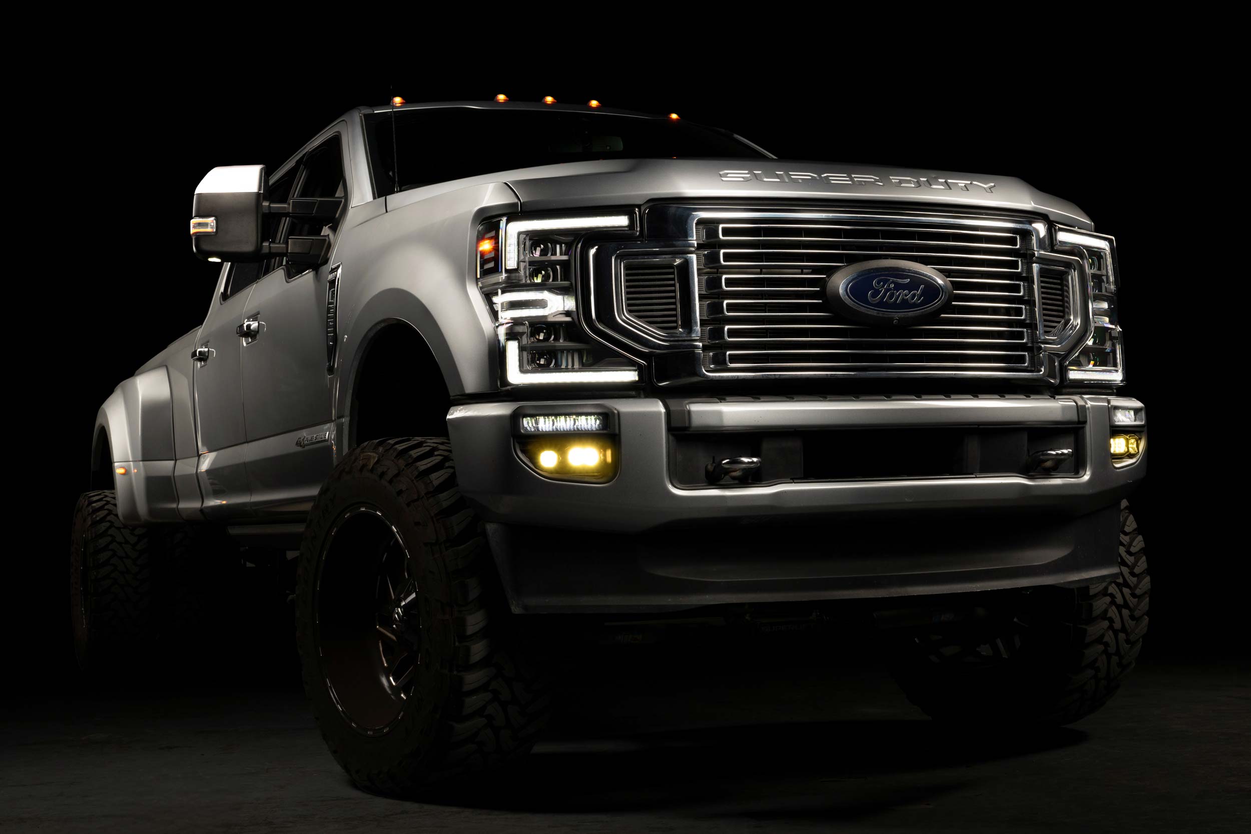 Banger Fog Brackets: 20-22 Super Duty OE LED (Set)