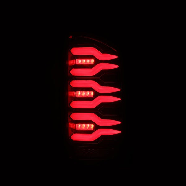 AlphaRex (Luxx-Series) (02-06) Dodge Ram LED Tail Lights - Black-Red