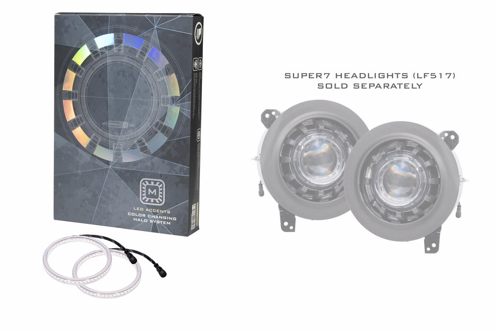Super7 RGBW Halo System: Jeep JL/JT (2018+)