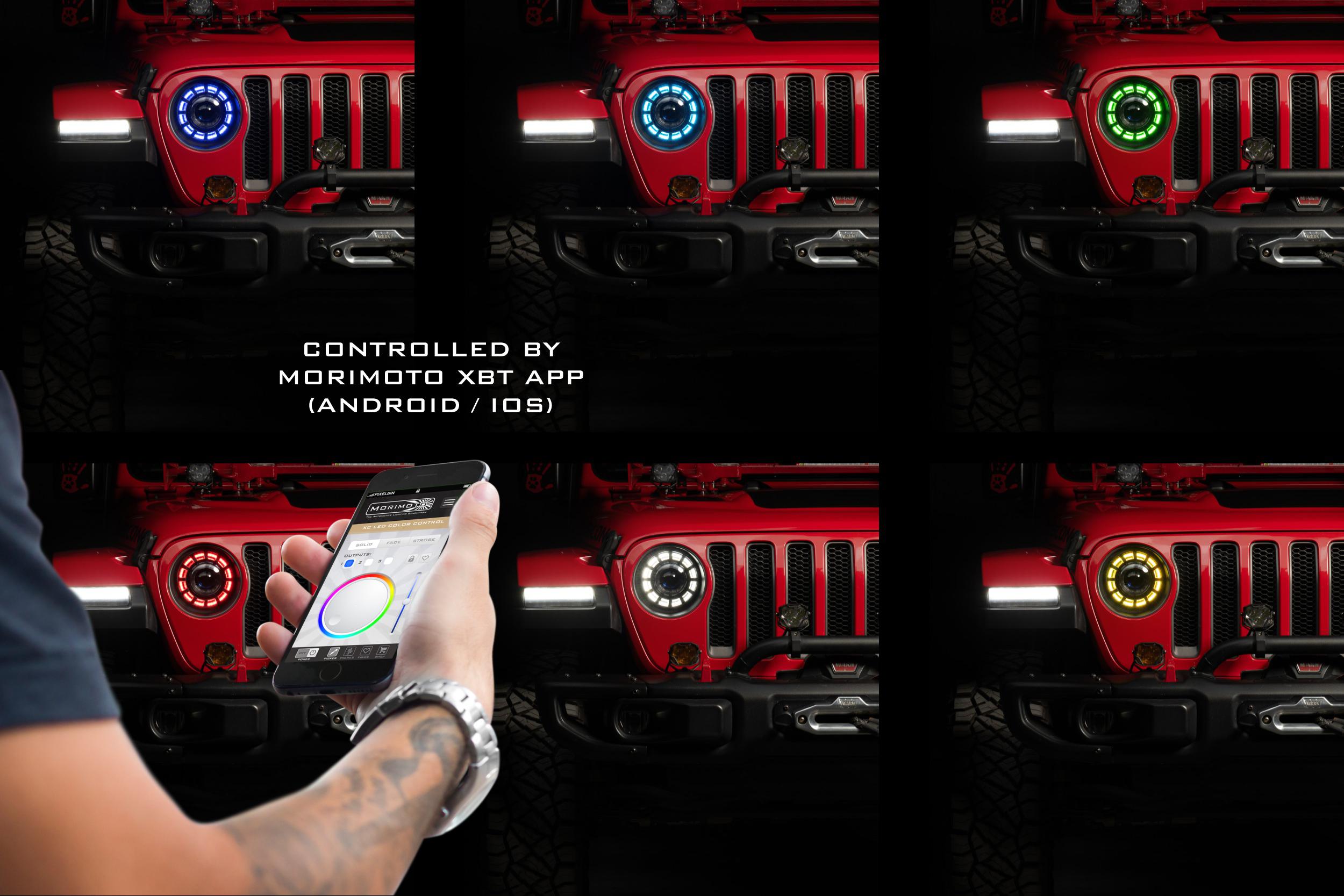 Super7 RGBW Halo System: Jeep JL/JT (2018+)