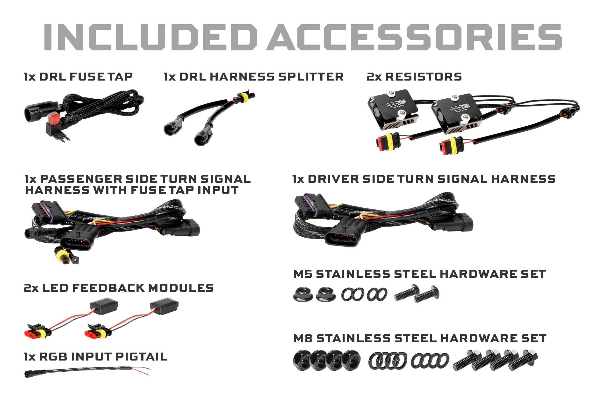 High Line Jeep JL / JT XRGB Fender Flare Chop Kit (Set)