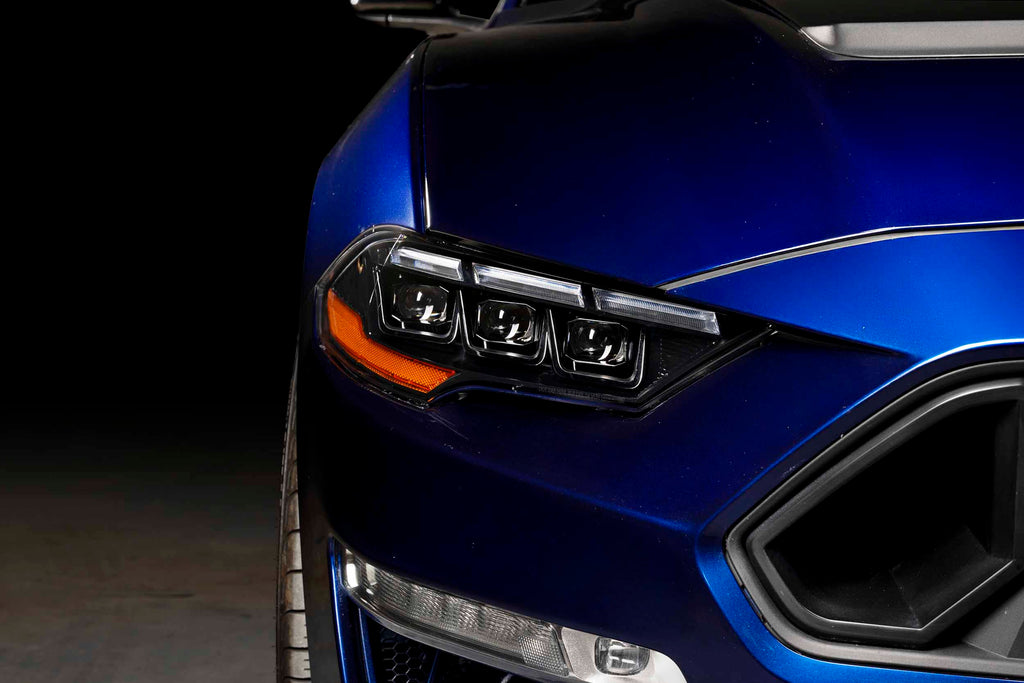 XB LED Headlights: 18-23 Ford Mustang (Gen II / Set)