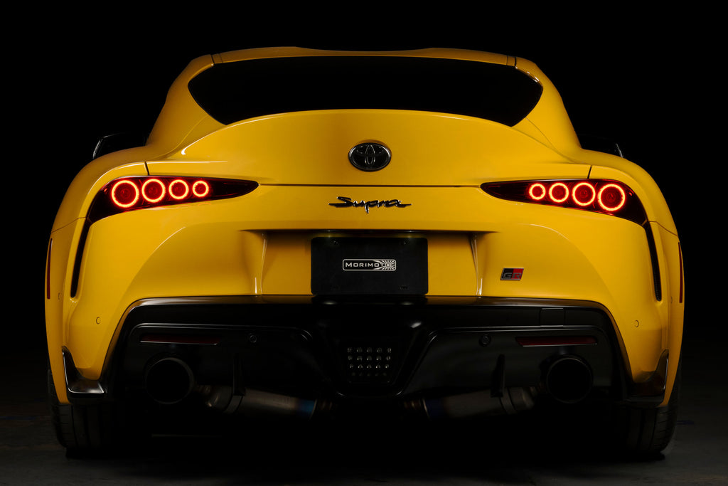 XB LED Tail Lights: Toyota Supra (20+ / Red Lens / Set)