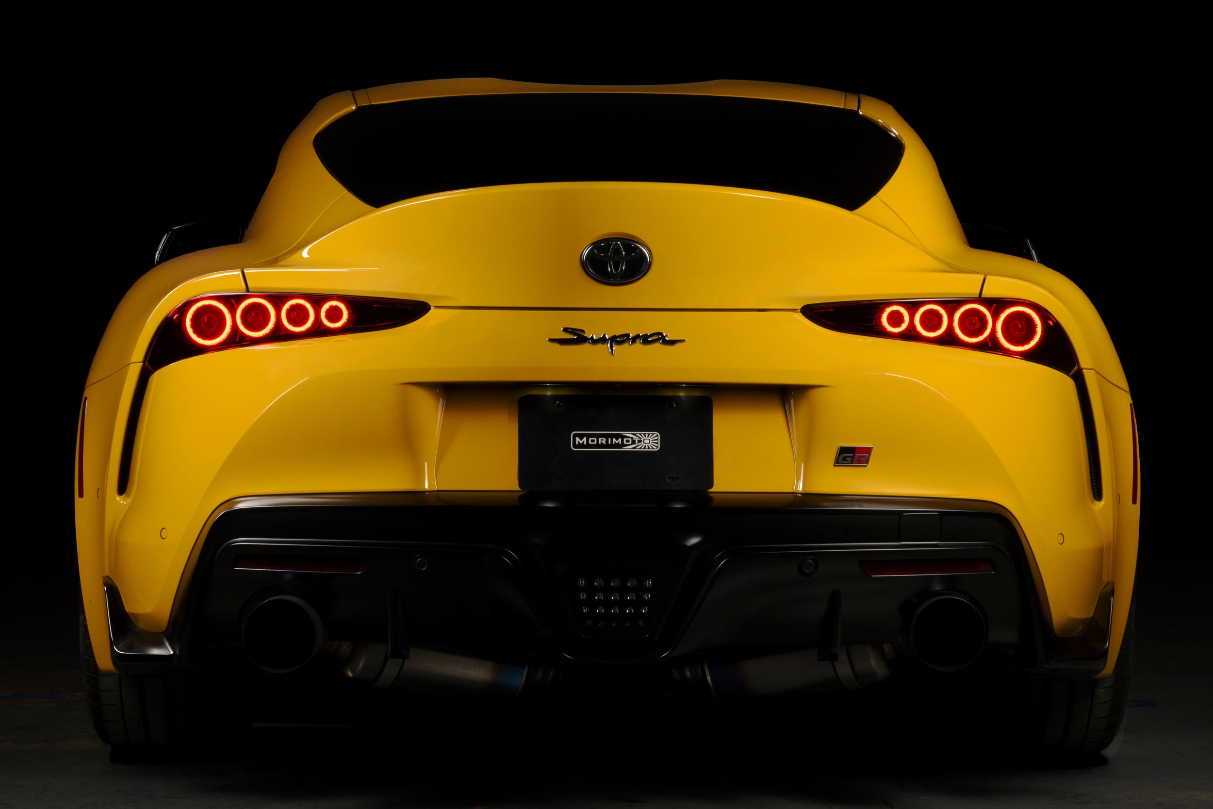 XB LED Tail Lights: Toyota Supra (20+ / Red Lens / Set)