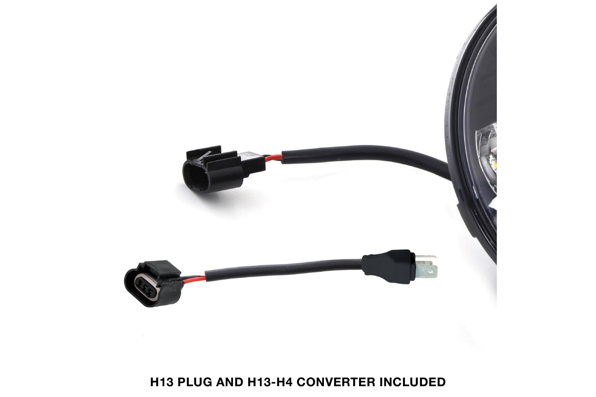 Pro Comp Jeep Headlights: 7" Round LED Hi/Lo (07-18 JK)