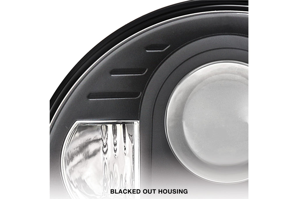 Pro Comp Jeep Headlights: 7" Round LED Hi/Lo (07-18 JK)
