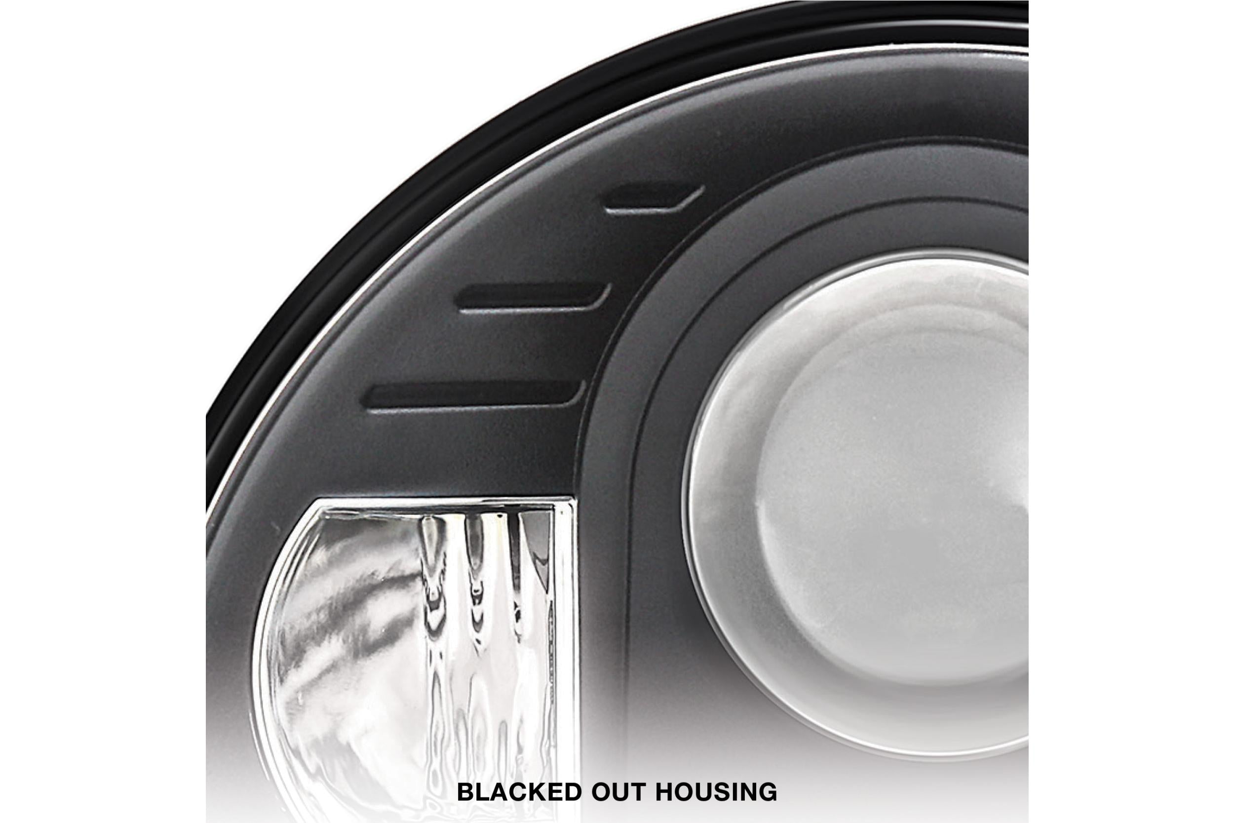 Pro Comp Jeep Headlights: 7" Round LED Hi/Lo (07-18 JK)