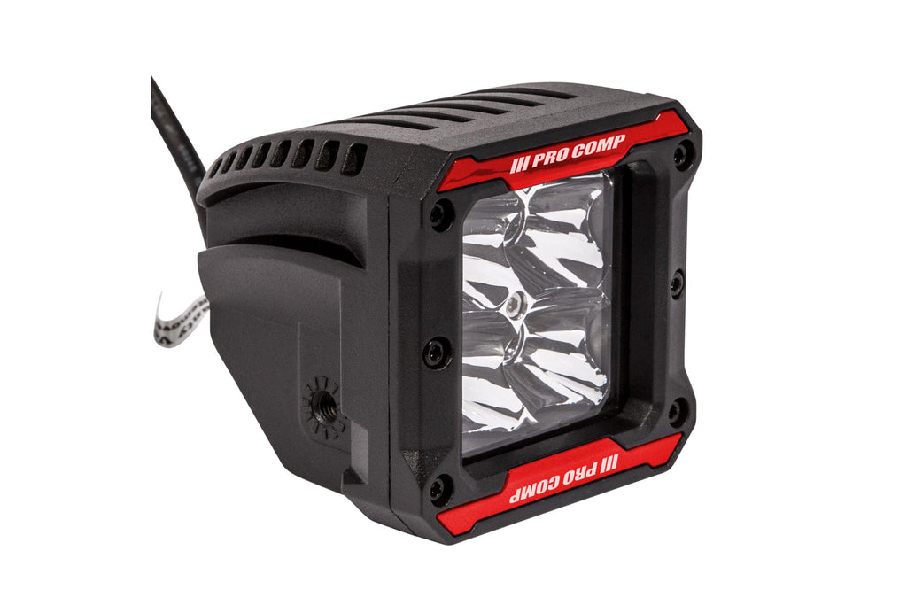 Pro Comp Gen 3 Pods: 2x2 Square / 12W / White / Spot Beam