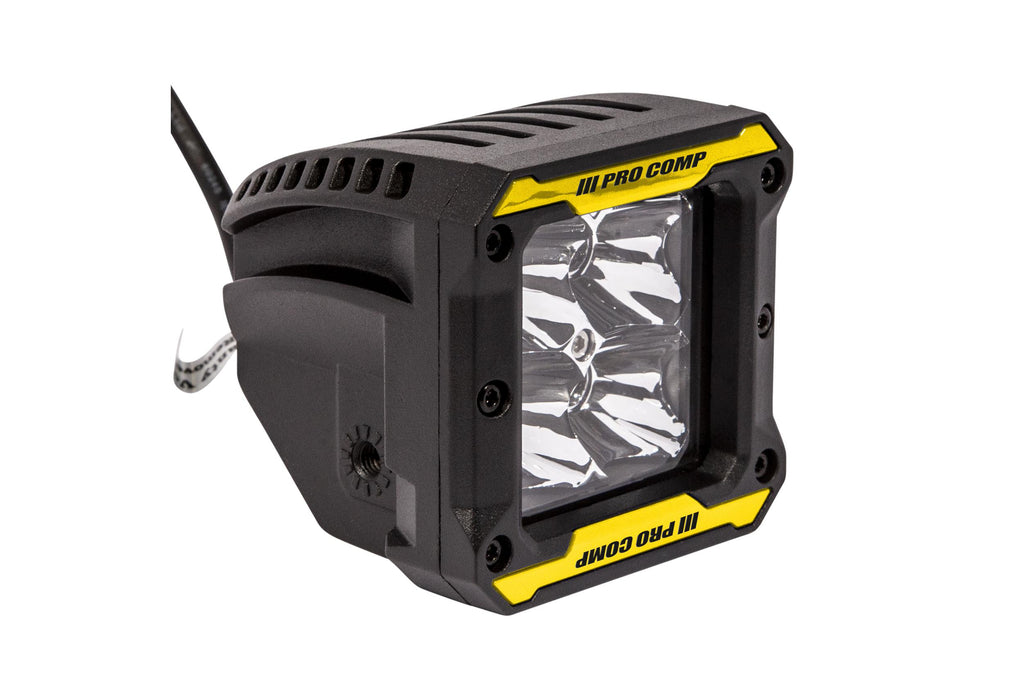 Pro Comp Gen 3 Pods: 2x2 Square / 12W / White / Spot Beam