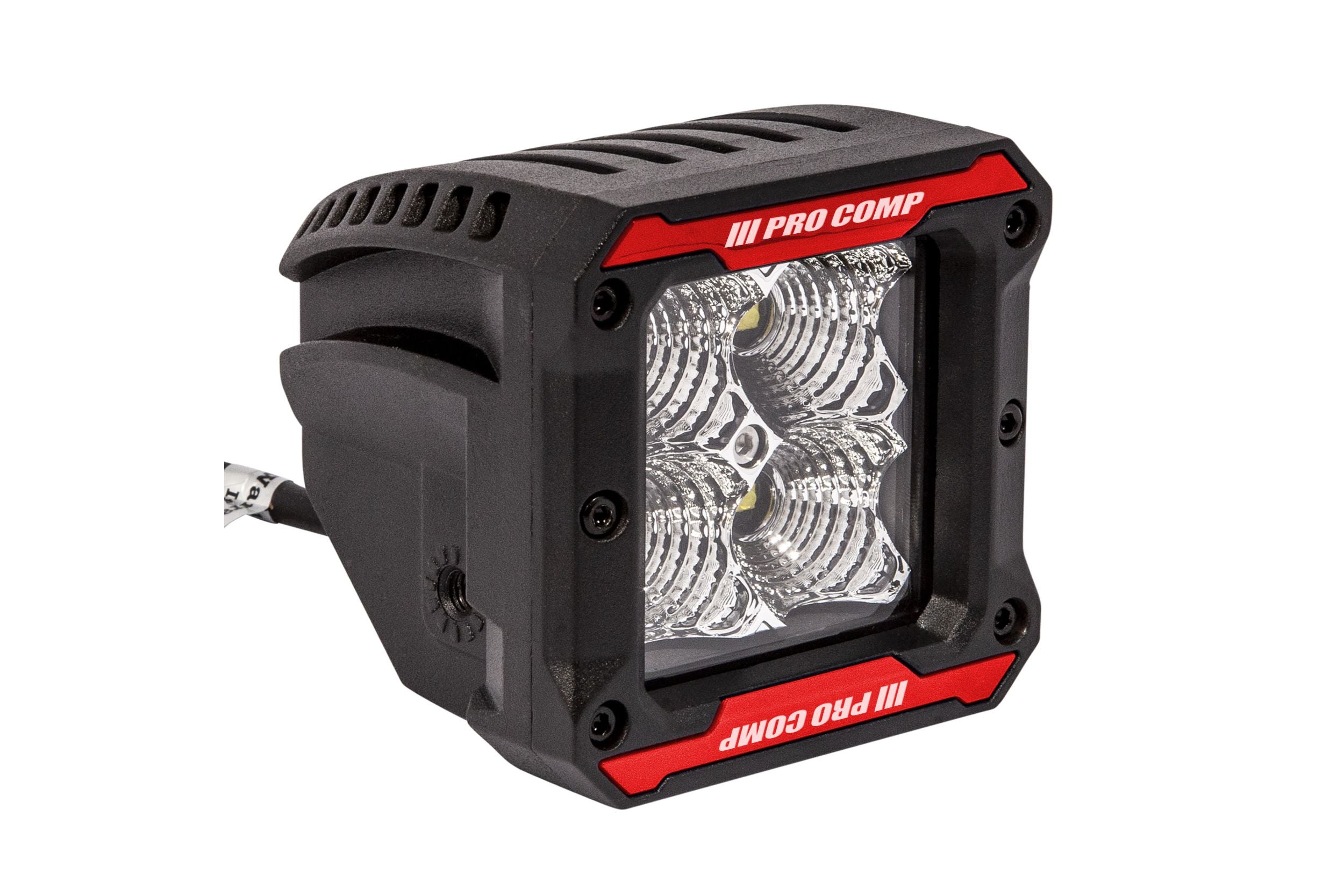 Pro Comp Gen 3 Pods: 2x2 Square / 20W / White / Flood Beam